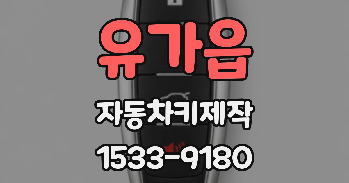 유가읍 자동차키제작