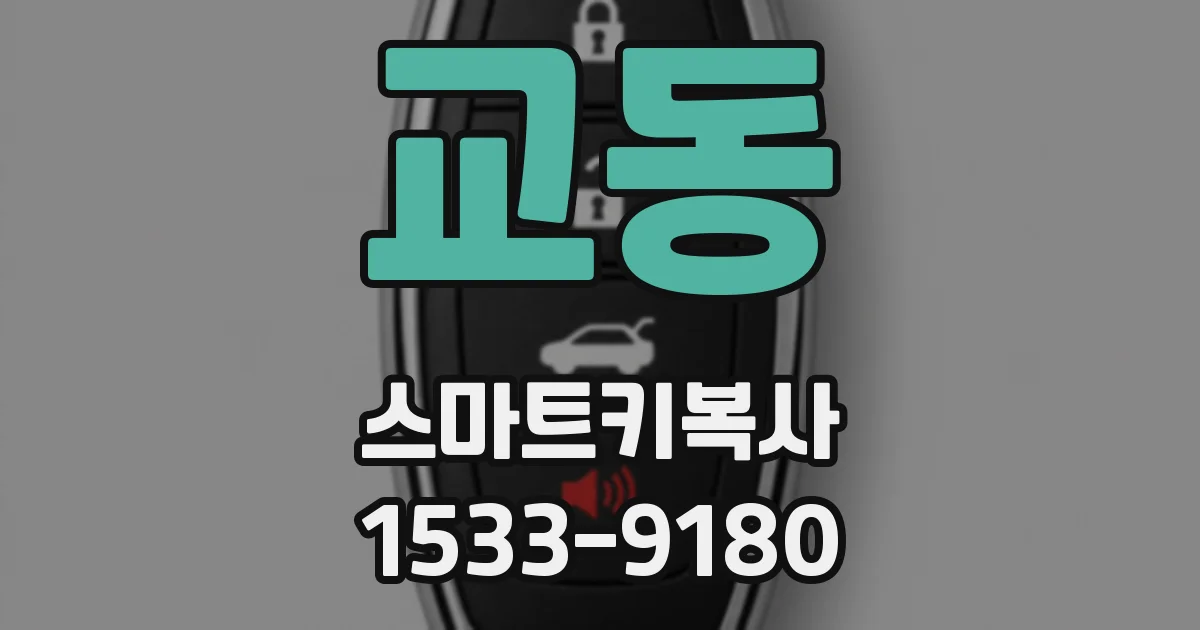 교동 스마트키복사