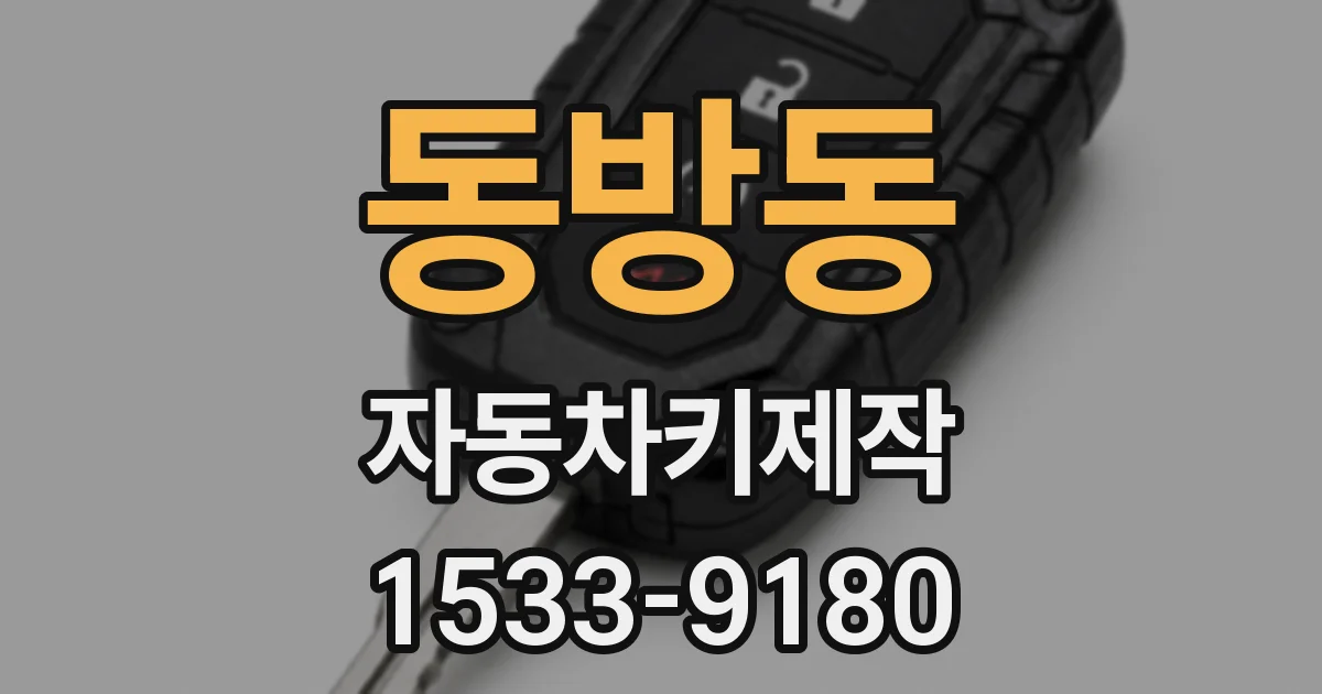 동방동 자동차키제작