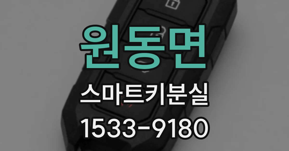 원동면 스마트키분실