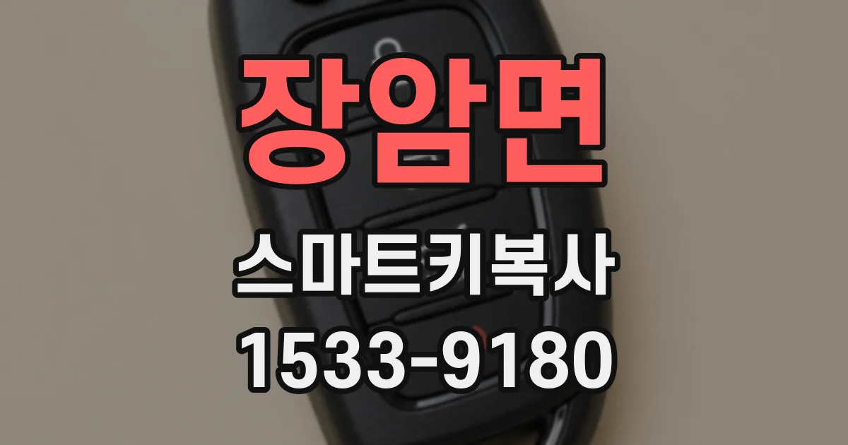 장암면 스마트키복사