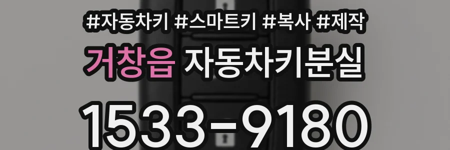 거창읍 자동차키분실