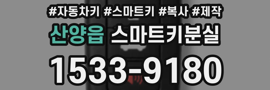 산양읍 스마트키분실