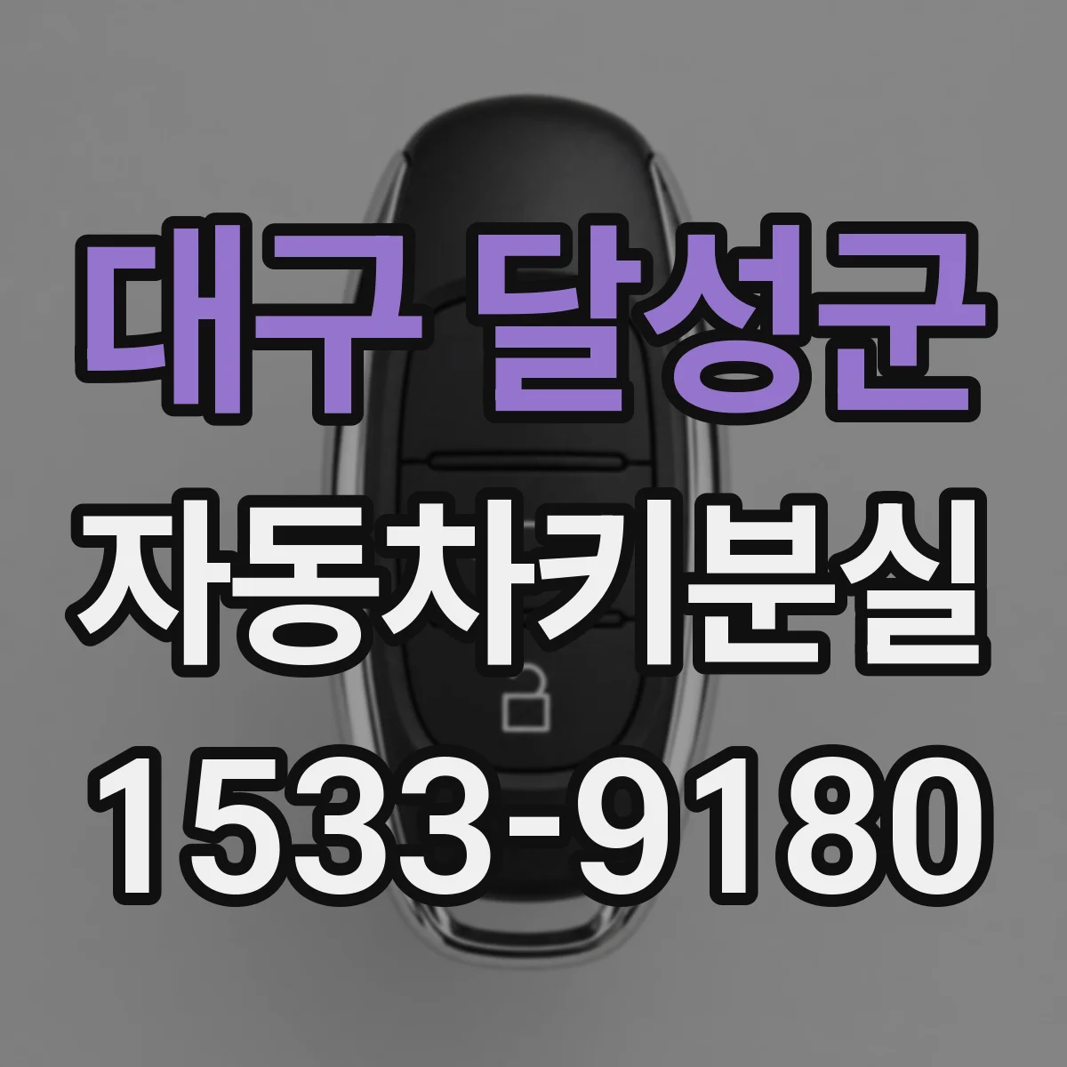 대구 달성군 자동차키분실