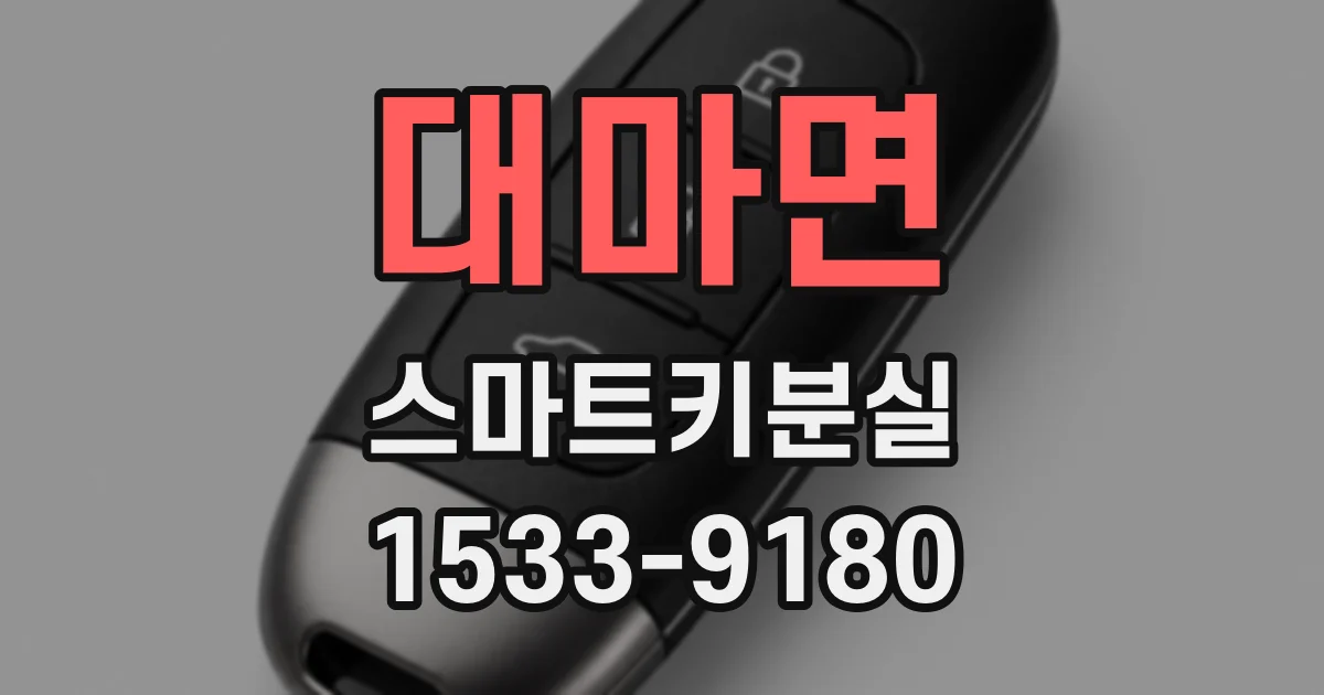대마면 스마트키분실