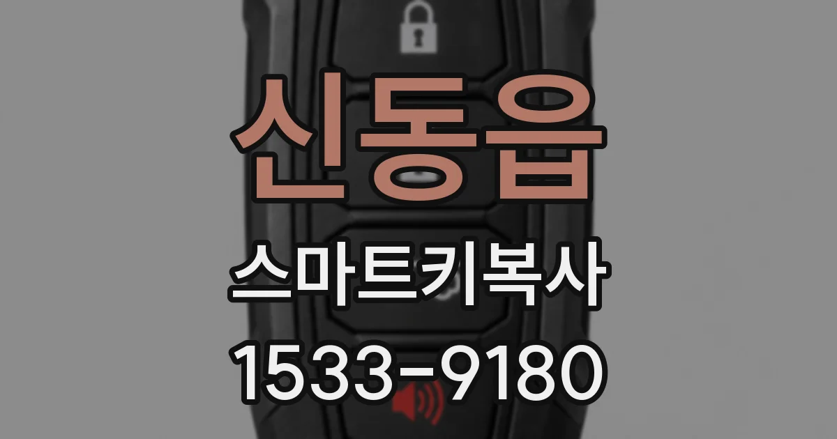 신동읍 스마트키복사
