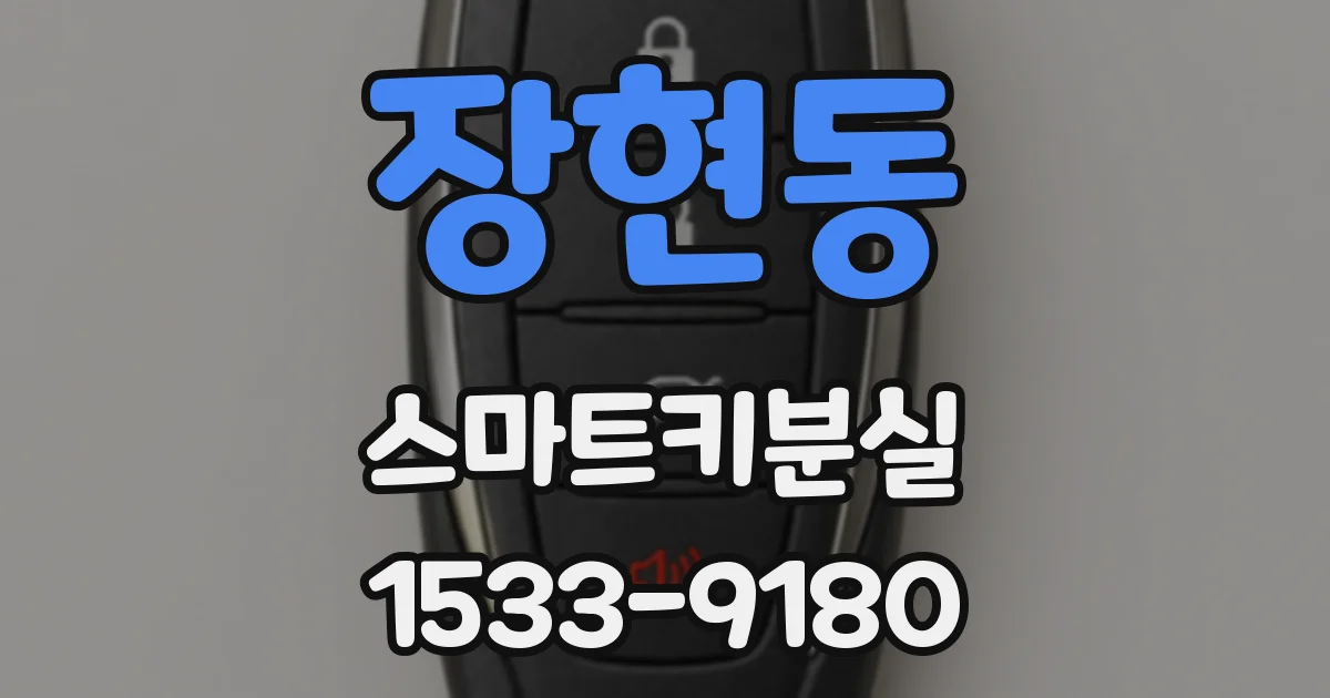 장현동 스마트키분실