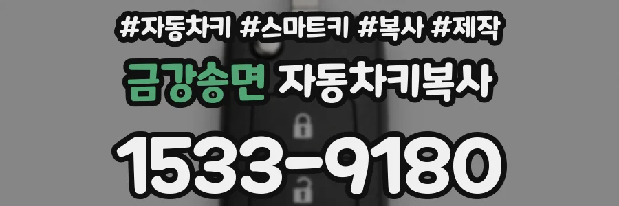 금강송면 자동차키복사