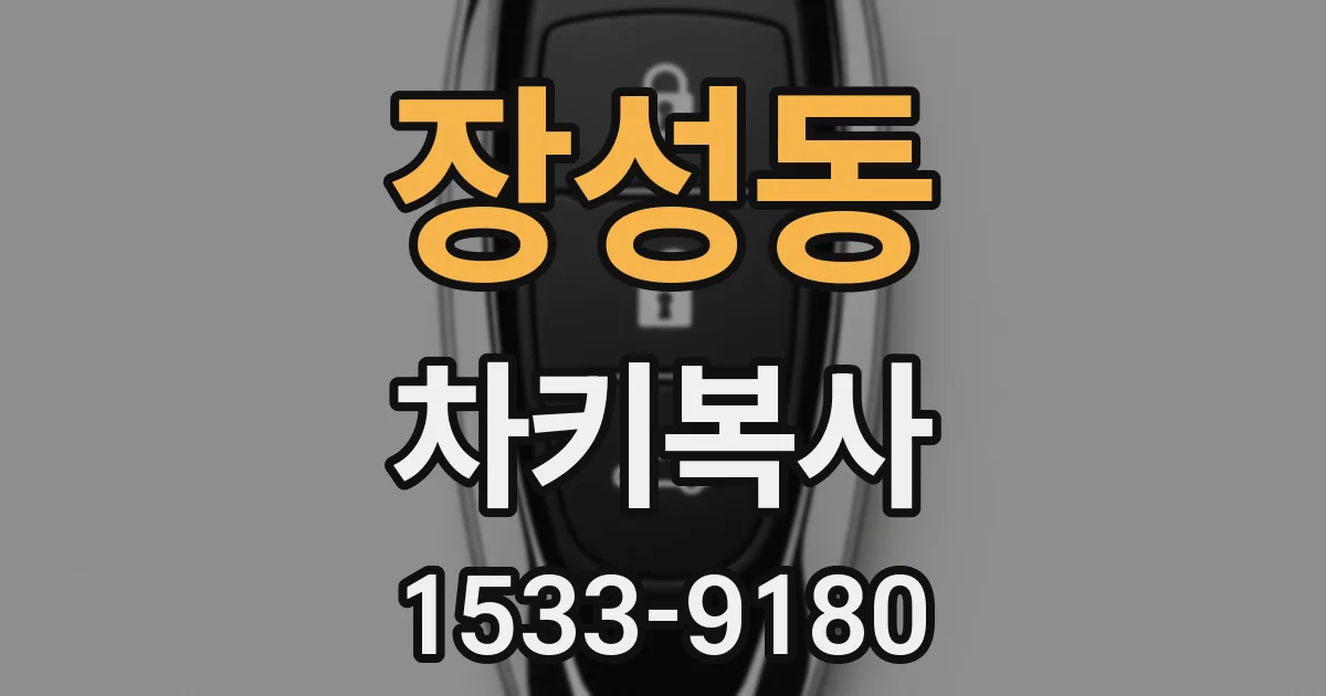 장성동 차키복사