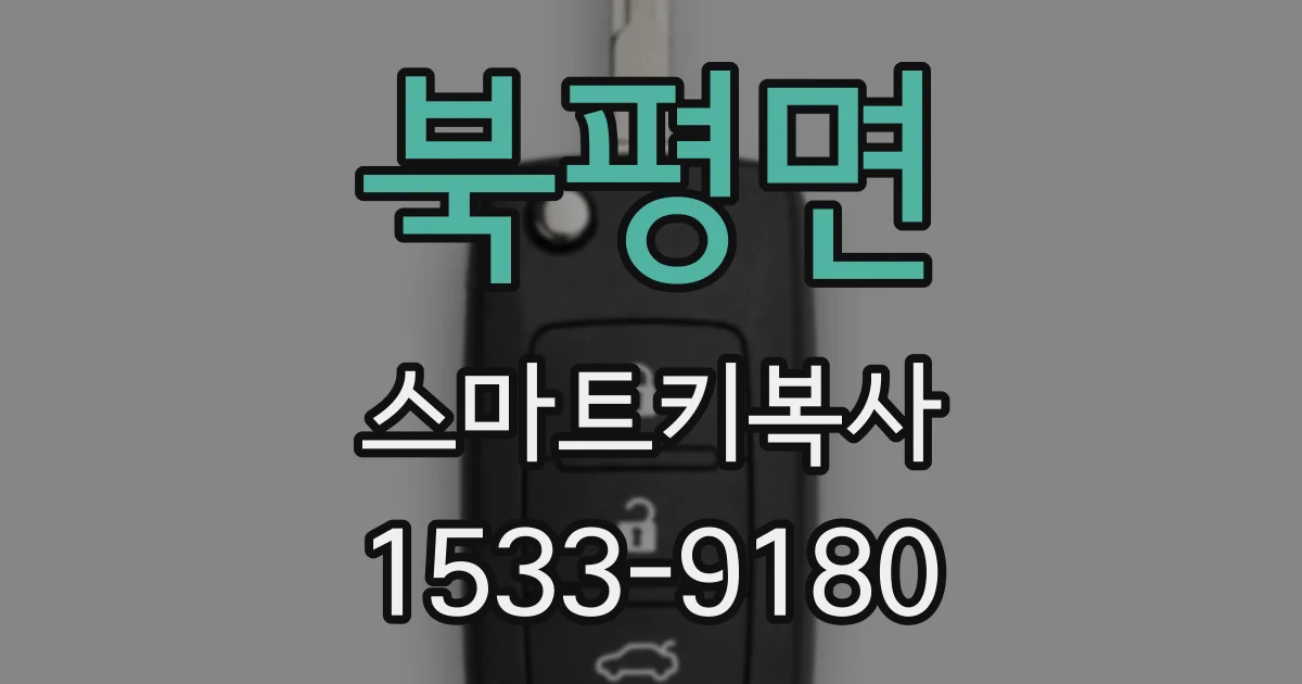 북평면 스마트키복사
