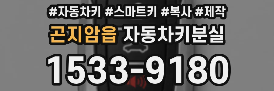 곤지암읍 자동차키분실