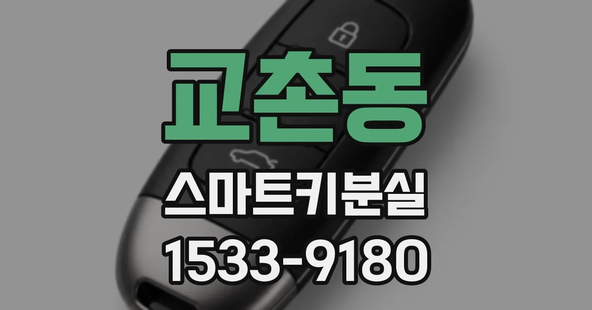 교촌동 스마트키분실