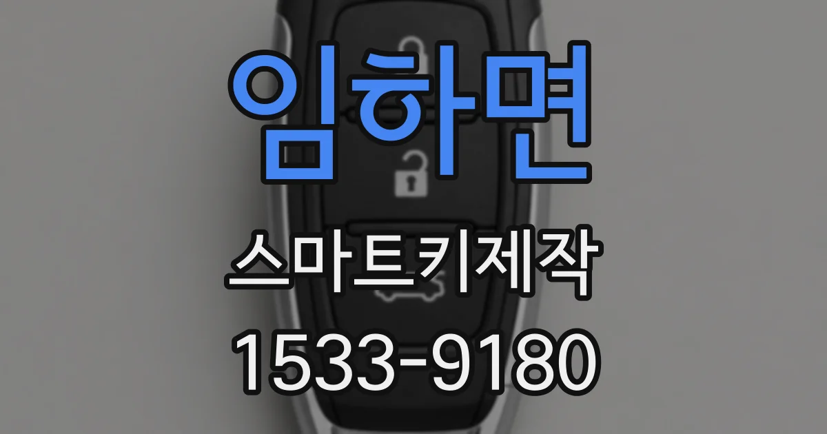 임하면 스마트키제작