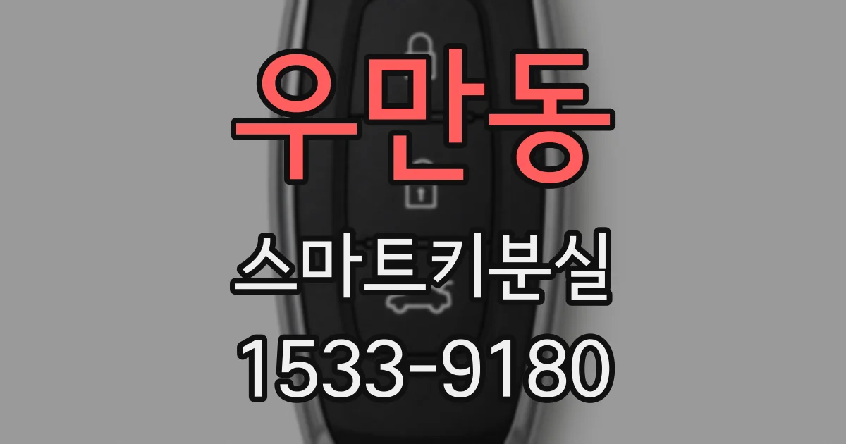 우만동 스마트키분실