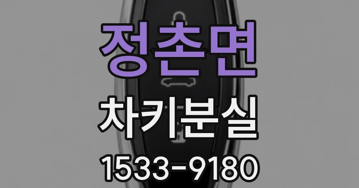 정촌면 차키분실