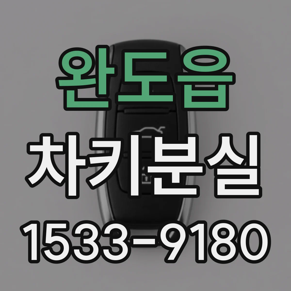 완도읍 차키분실