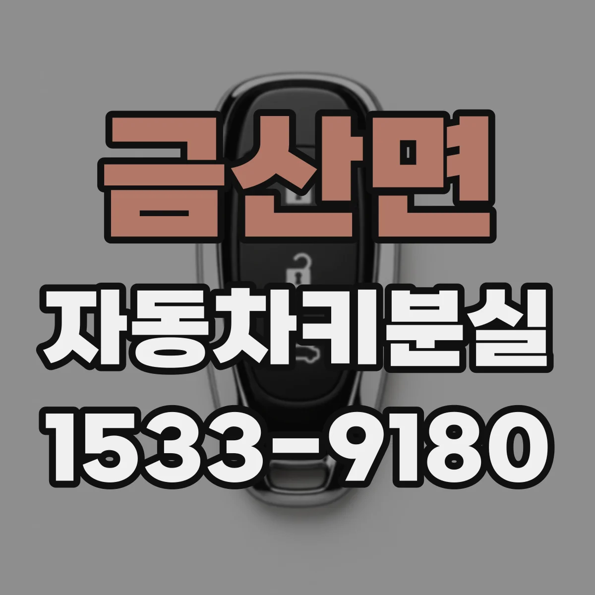 금산면 자동차키분실
