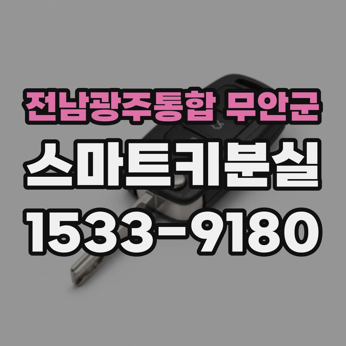 전남광주통합 무안군 스마트키분실