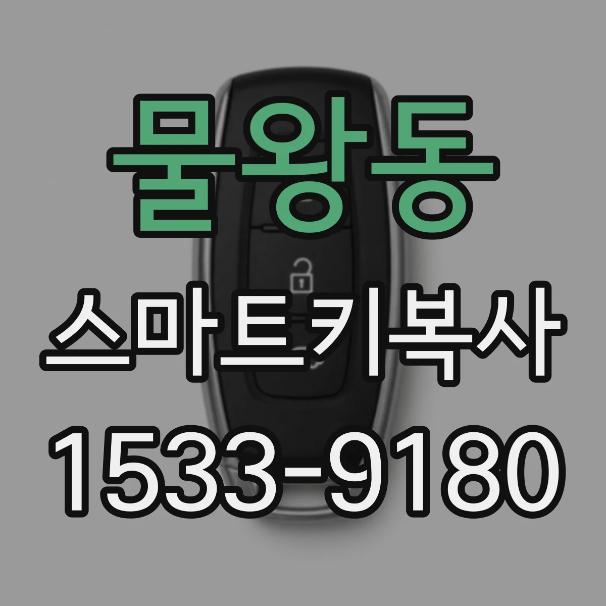 물왕동 스마트키복사