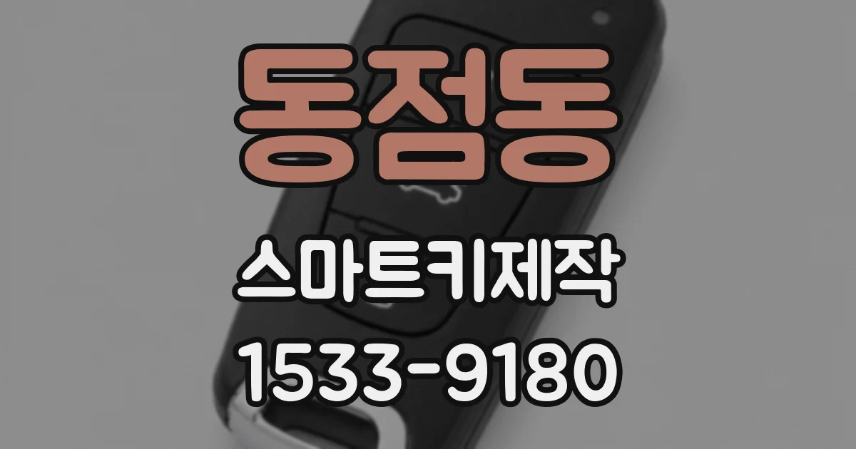 동점동 스마트키제작