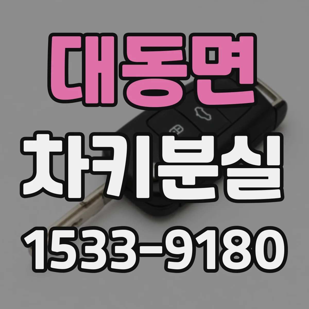 대동면 차키분실
