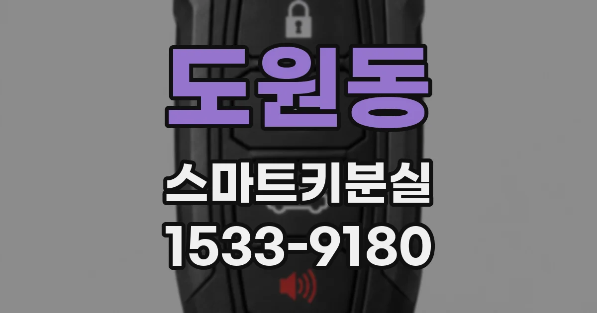 도원동 스마트키분실