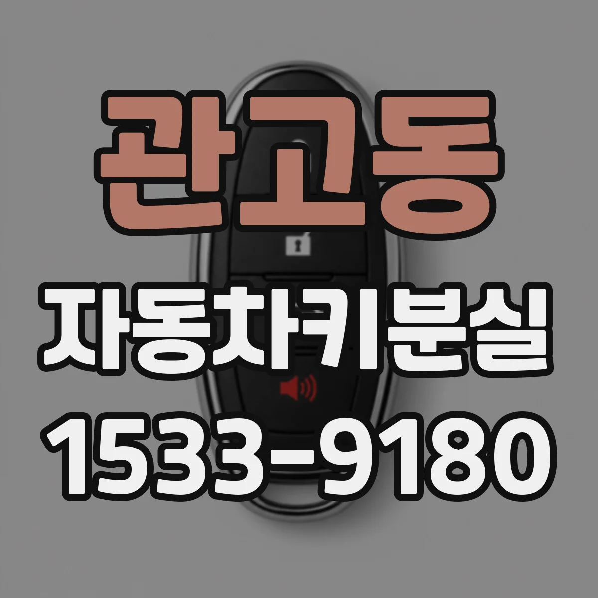 관고동 자동차키분실