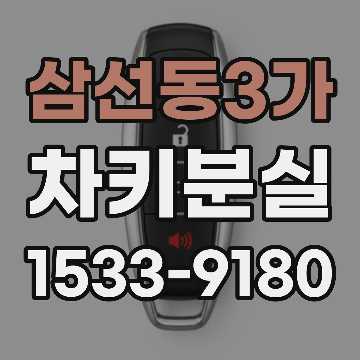 삼선동3가 차키분실