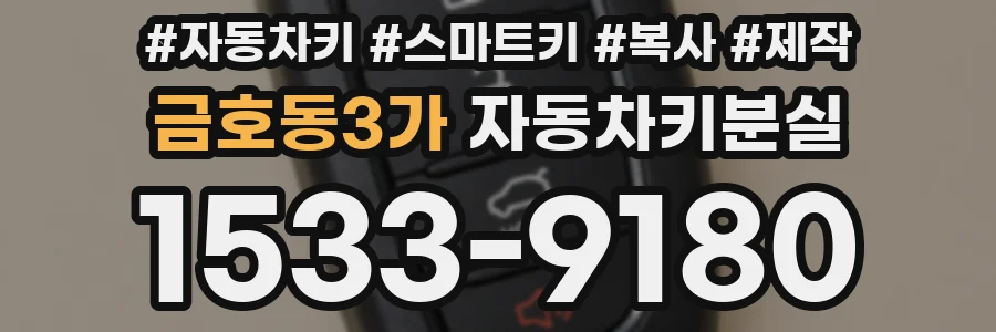 금호동3가 자동차키분실