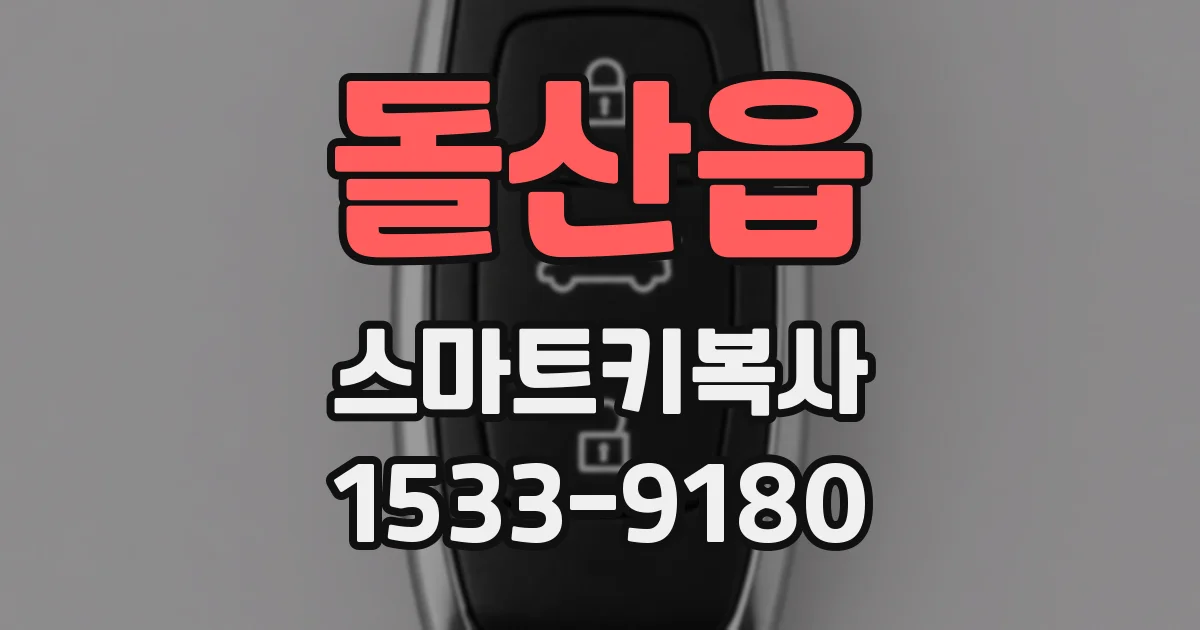 돌산읍 스마트키복사