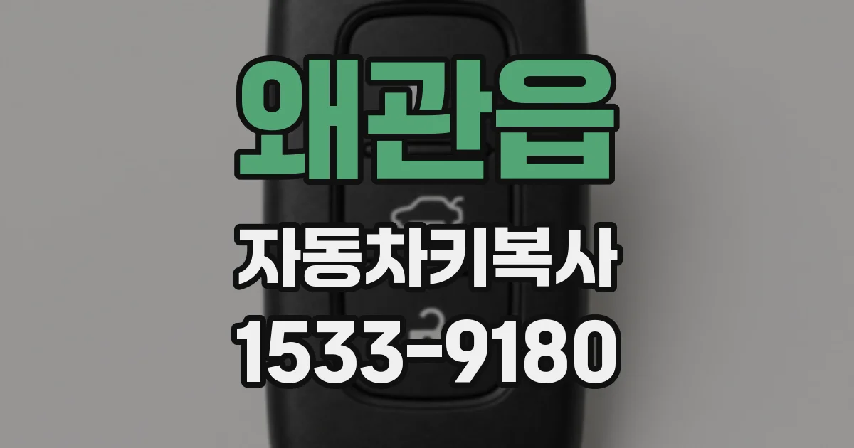 왜관읍 자동차키복사