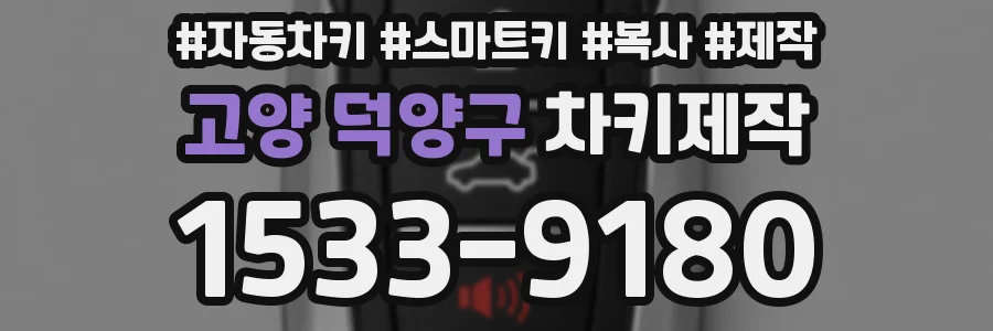 고양 덕양구 차키제작