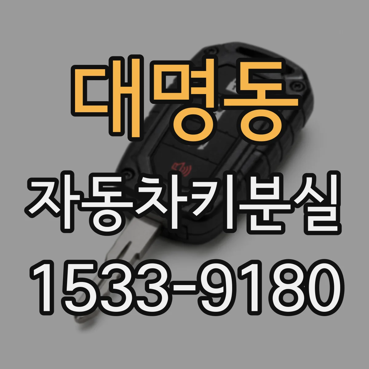 대명동 자동차키분실