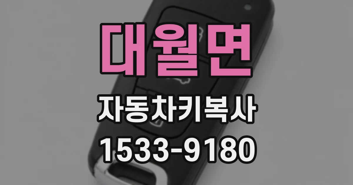 대월면 자동차키복사