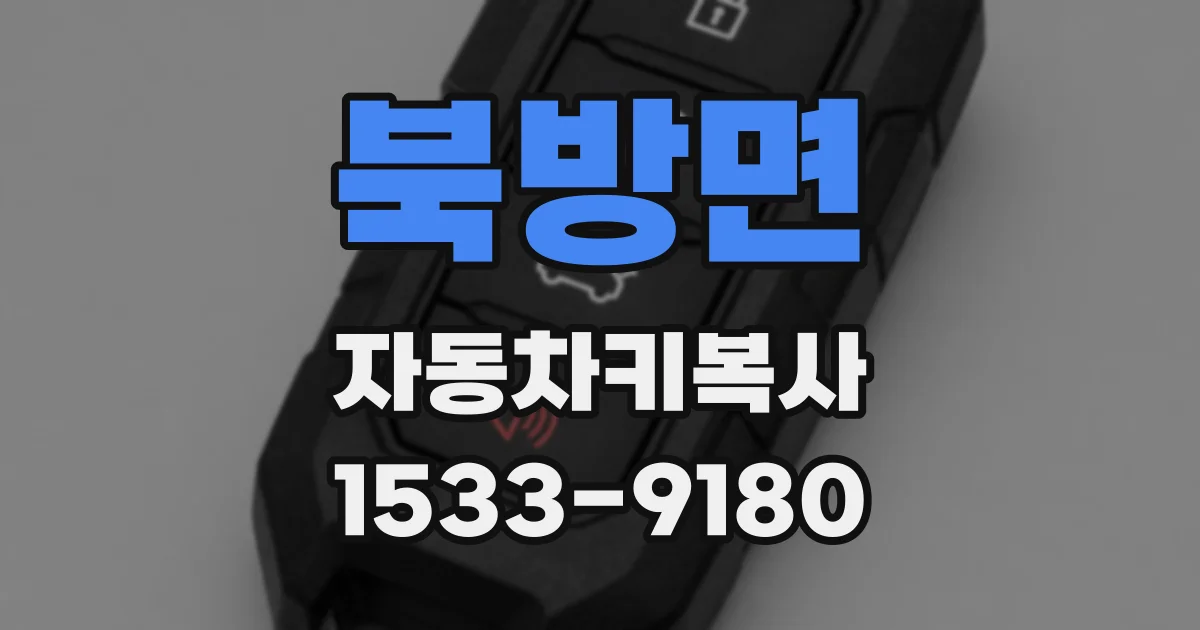 북방면 자동차키복사