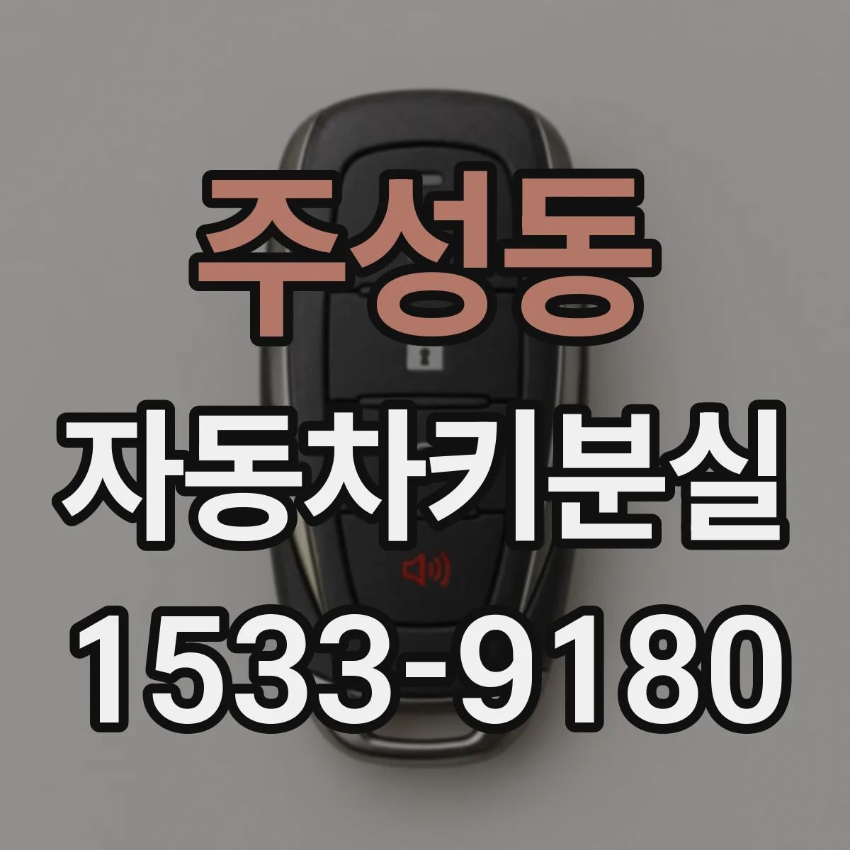 주성동 자동차키분실