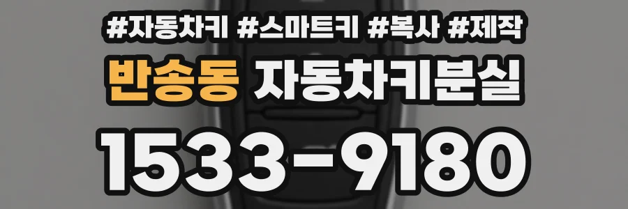 반송동 자동차키분실