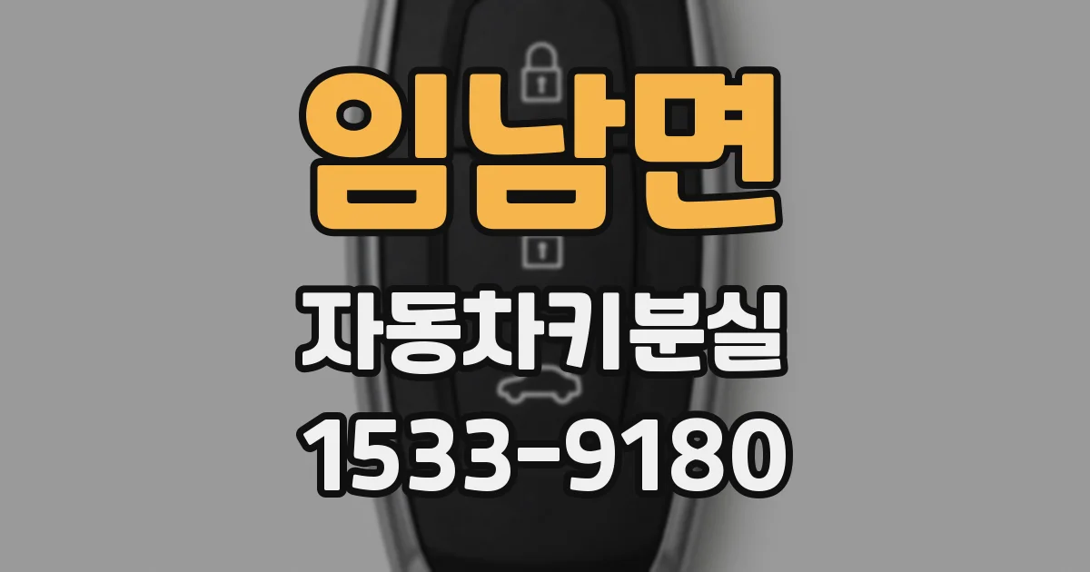 임남면 자동차키분실