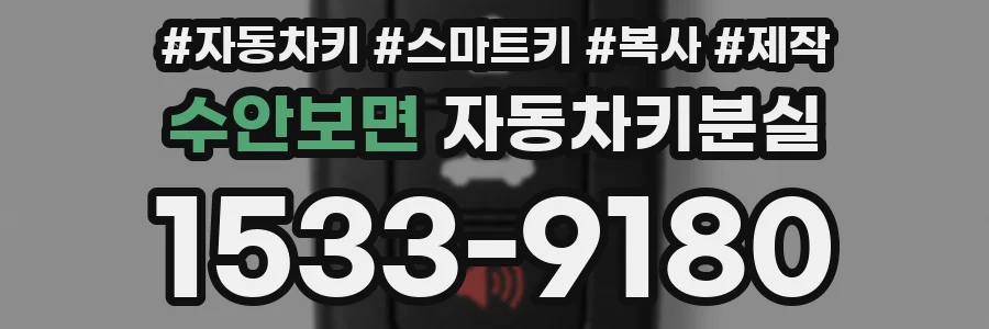수안보면 자동차키분실