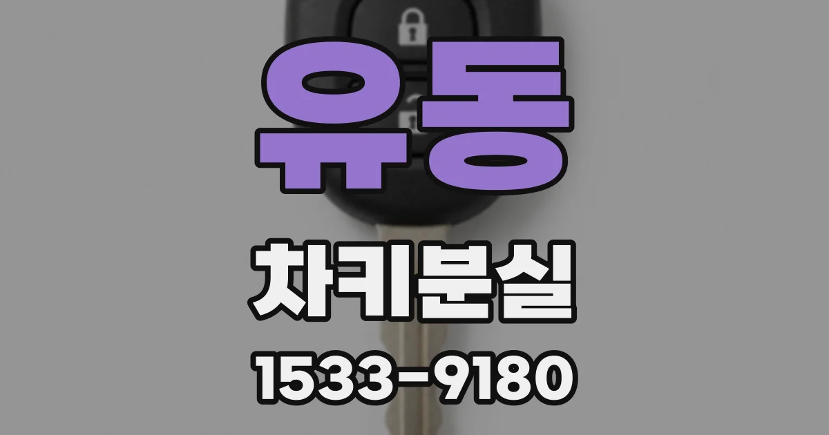 유동 차키분실