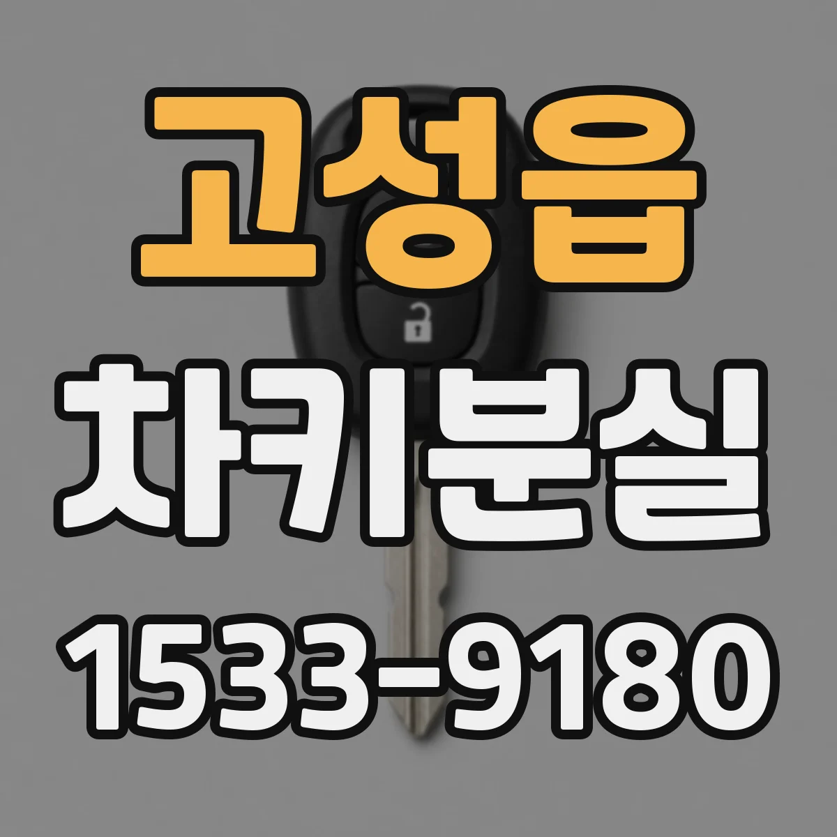 고성읍 차키분실
