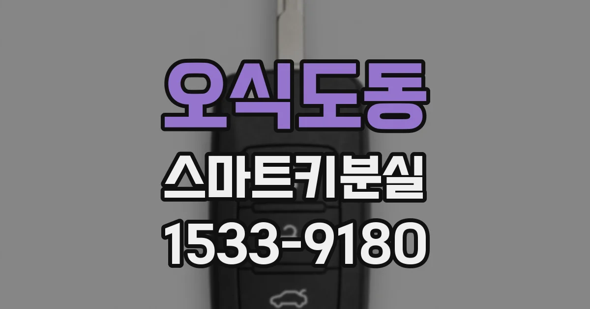 오식도동 스마트키분실