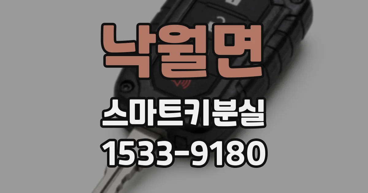 낙월면 스마트키분실