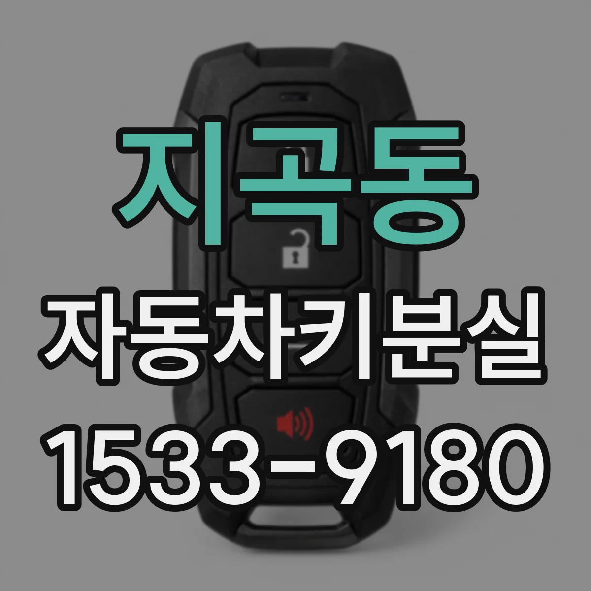 지곡동 자동차키분실