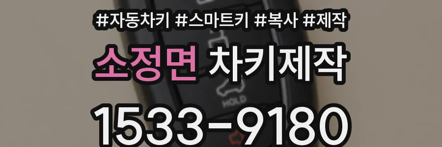 소정면 차키제작
