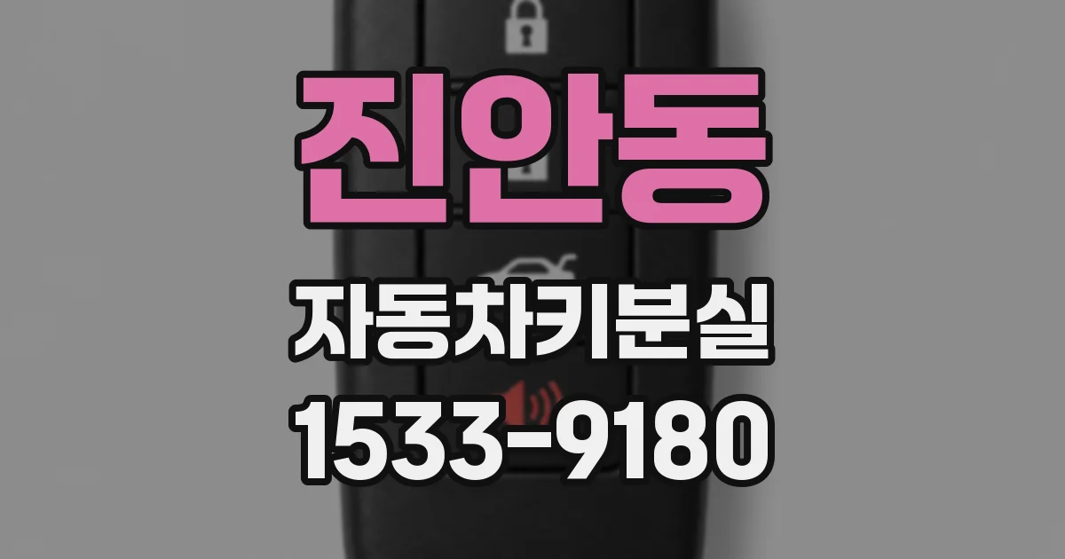 진안동 자동차키분실