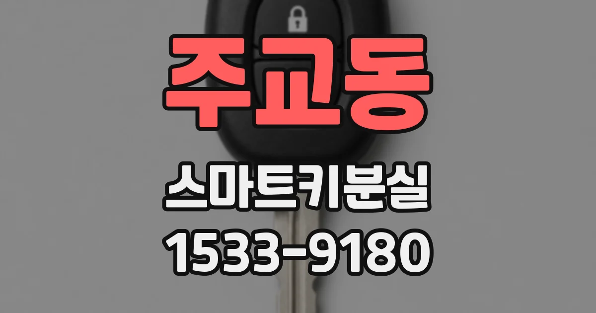 주교동 스마트키분실