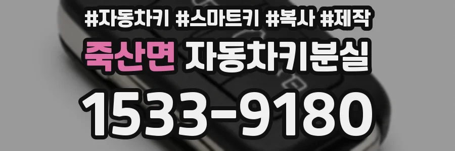 죽산면 자동차키분실