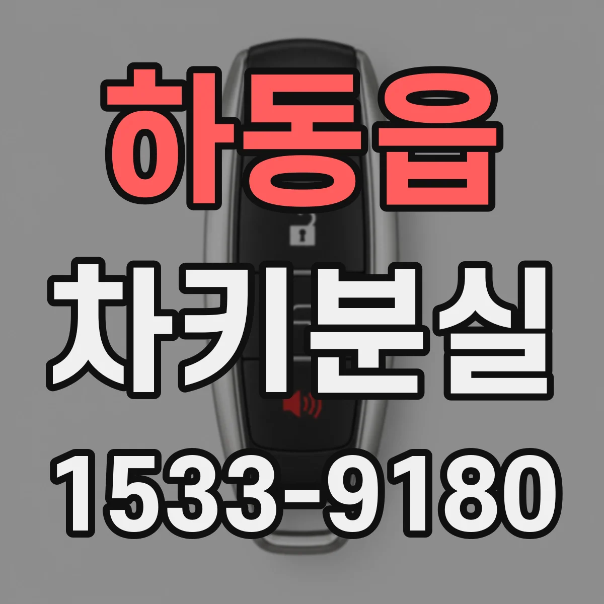 하동읍 차키분실