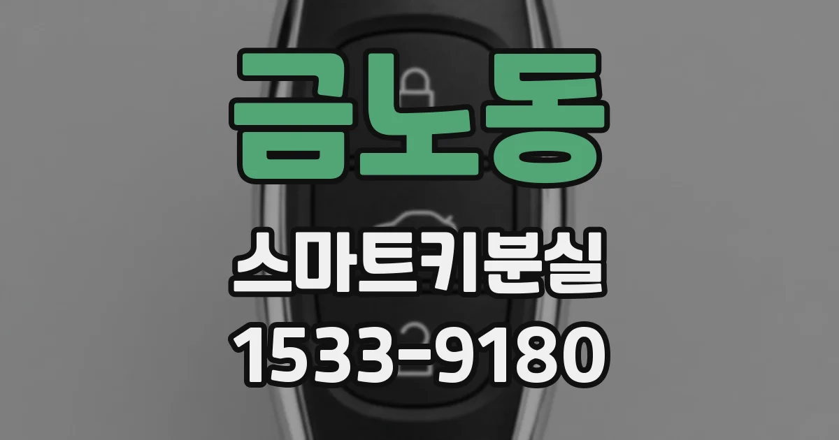 금노동 스마트키분실